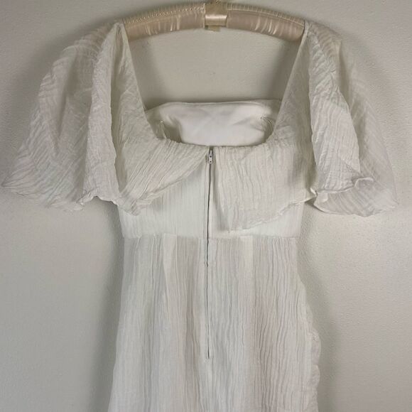 NWT C/MEO COLLECTIVE Temptation Strapless White Dress Size S - Picture 5 of 8